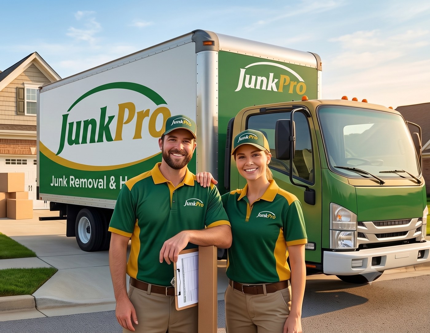 JunkPro crew on a job site